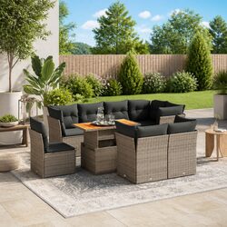 Your Perfect 9 Piece Garden Sofa Set Awaits