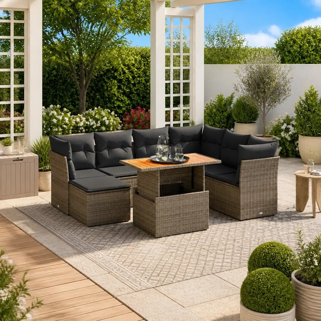 8-Piece Outdoor Sofa Set