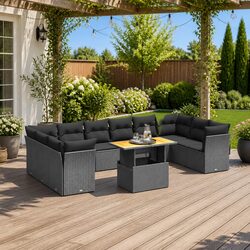 Enhance Your Outdoor Living with This 11 Piece Sofa Set