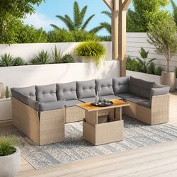 Enhance Your Outdoor Area with a Versatile 11-Piece Sofa Set