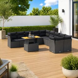 Your Ideal 11-Piece Garden Sofa Set Awaits