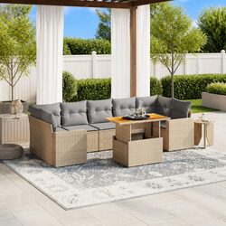 Inviting 8 Piece Garden Sofa Set for Outdoor Comfort