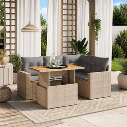 Your Ideal Outdoor 5-Piece Sofa Set with Cushions