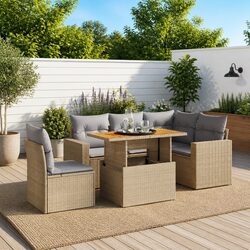Your Ideal 6-Piece Garden Sofa Set for Outdoor Comfort