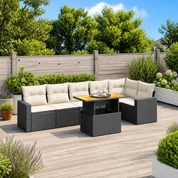 Your New Favorite 7 Piece Outdoor Sofa Set Awaits