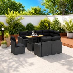 Your Perfect Outdoor Companion: 9 Piece Garden Sofa Set