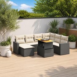Friendly 8 Piece Garden Sofa Set for Outdoor Enjoyment