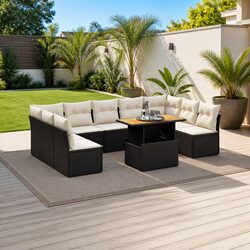 Your Perfect Outdoor Sofa Set: 10 Pieces Included