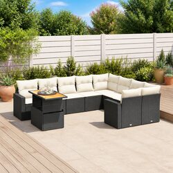 Friendly 10 Piece Garden Sofa Set for Your Outdoor Enjoyment