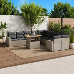 Your Perfect Outdoor 11-Piece Sofa Set in Grey