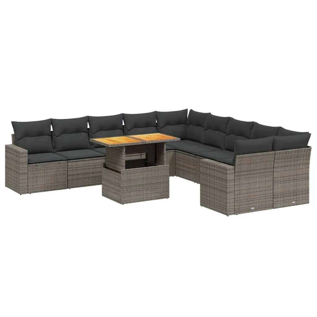 Outdoor 11-Piece Sofa Set in Grey