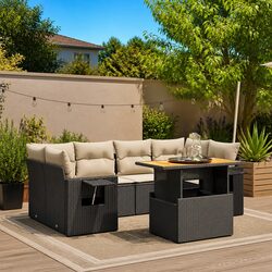 Friendly 7-Piece Garden Sofa Set for Your Outdoors