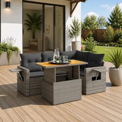 Your Perfect 5-Piece Modular Garden Sofa Set Awaits