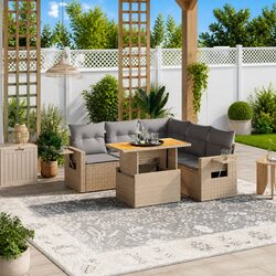 Your New Favorite 6 Piece Garden Sofa Set Awaits