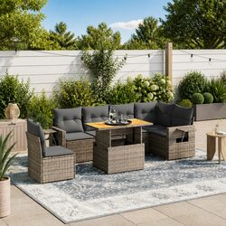 Your New Favorite 7 Piece Garden Sofa Set Awaits