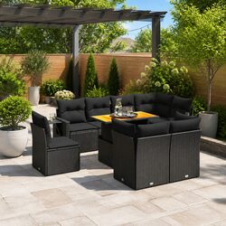 Your Perfect 9 Piece Garden Sofa Set Awaits