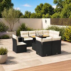 Your Ideal 9 Piece Outdoor Sofa Set Awaits You