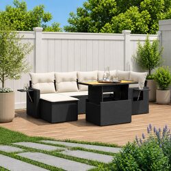 Friendly 7 Piece Garden Sofa Set for Outdoor Gatherings