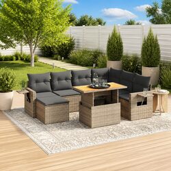 You're Going to Love this 8-Piece Modular Garden Sofa Set