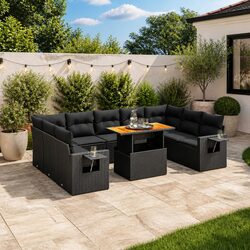 10 Piece Garden Sofa Set