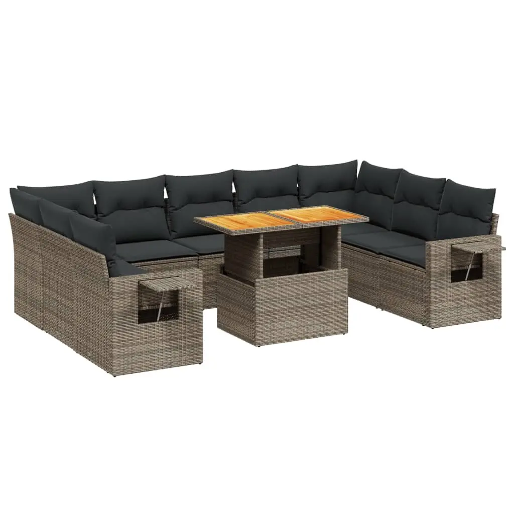 10 Piece Garden Sofa Set