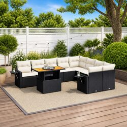Your Ideal 10 Piece Garden Sofa Set Awaits