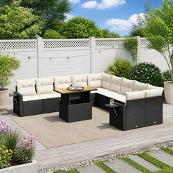 Your Perfect Outdoor Companion: 11 Piece Garden Sofa Set