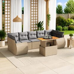 Your Perfect Outdoor Companion: 8-Piece Garden Sofa Set