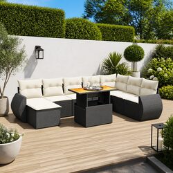 Friendly 9-Piece Outdoor Sofa Set for Your Patio