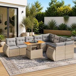 Your Ideal 10-Piece Outdoor Sofa Set Awaits