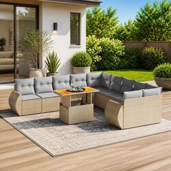 Your Ideal 11-Piece Garden Sofa Set Awaits You