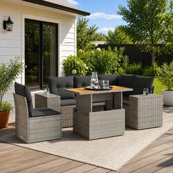 Friendly Outdoor 6-Piece Garden Sofa Set for You