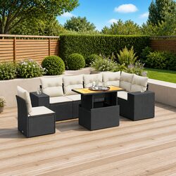 Enjoy Outdoor Comfort with Our 7-Piece Sofa Set