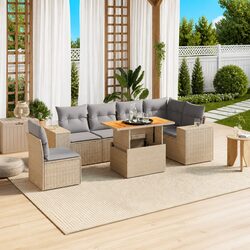 Your Ideal 7 Piece Garden Sofa Set Awaits You