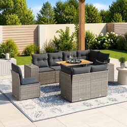 Your Perfect 9-Piece Garden Sofa Set Awaits You