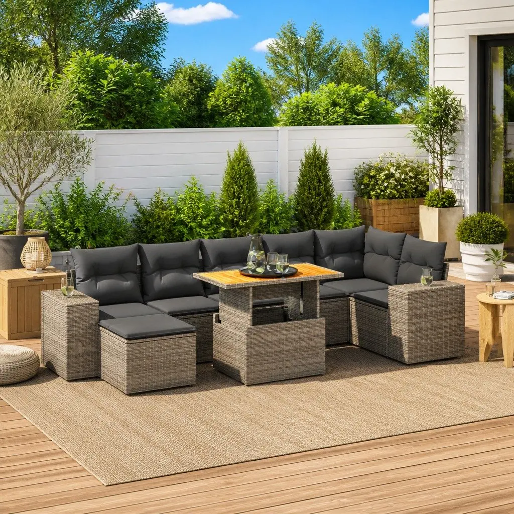 8 Piece Garden Sofa Set