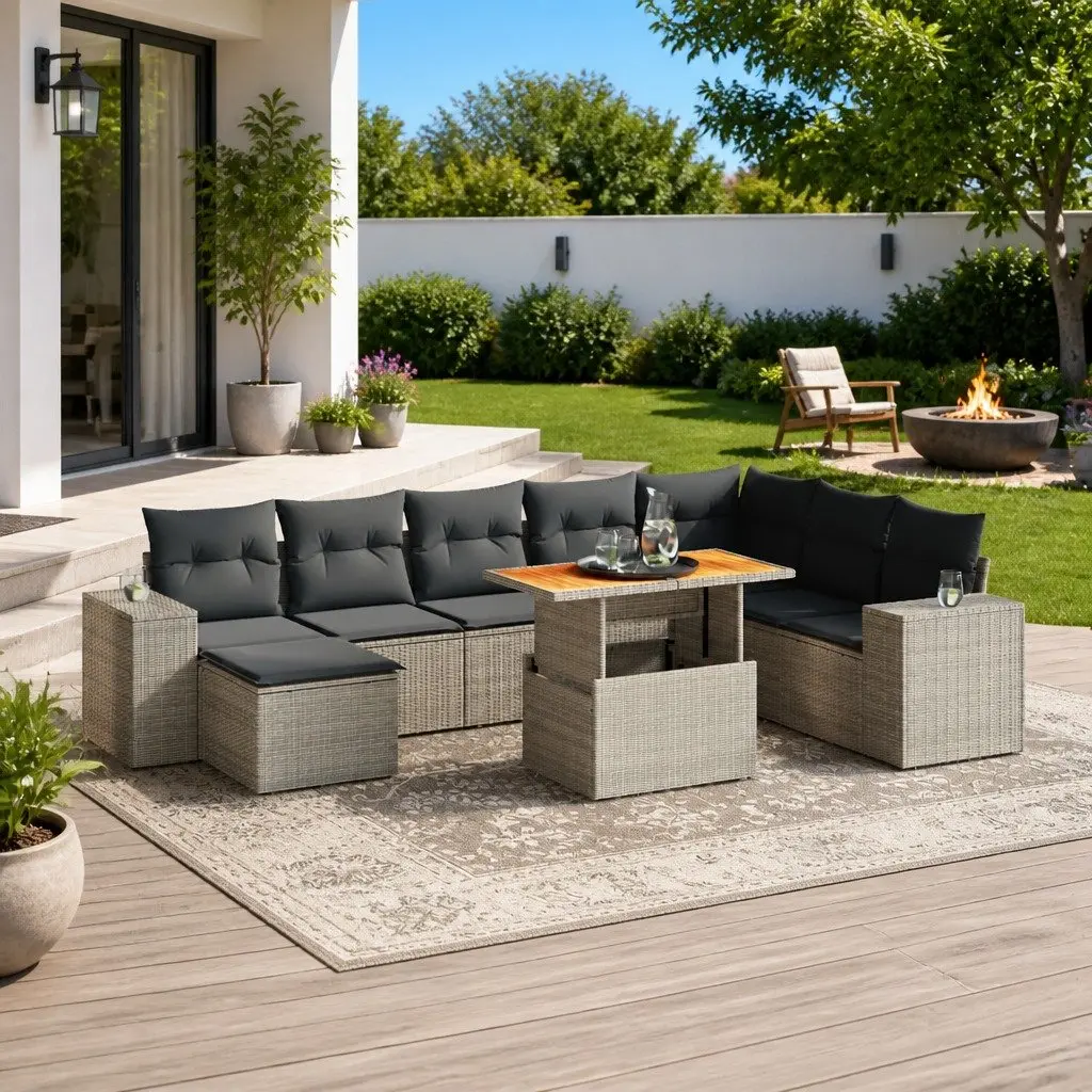 9-Piece Garden Sofa Set