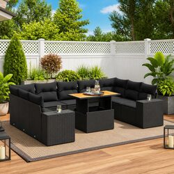 You’ll Love This 10-Piece Garden Sofa Set for Your Patio