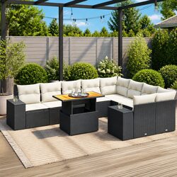 Friendly 10-Piece Outdoor Sofa Set for Your Patio