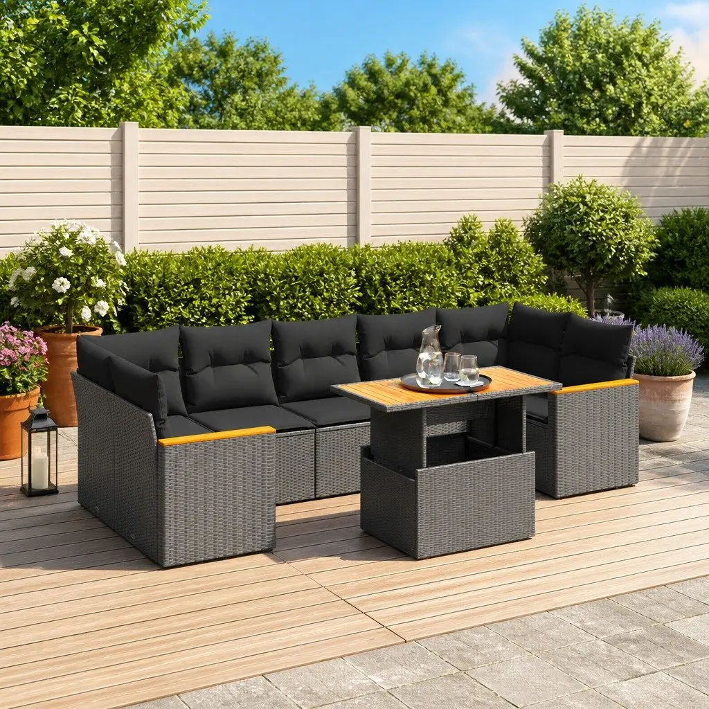 8 Piece Outdoor Sofa Set for Relaxation