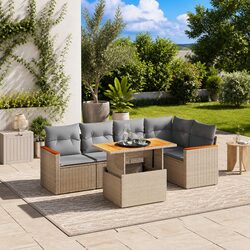 Friendly 6-Piece Garden Sofa Set Perfect for You