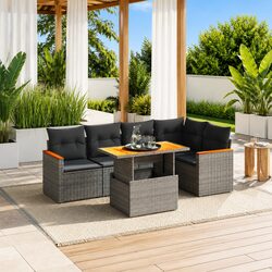 Friendly Advice: 6 Piece Grey Garden Sofa Set for You