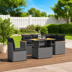 Your Friendly 6 Piece Garden Sofa Set Awaits