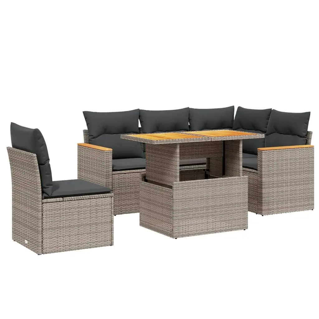 6-Piece Garden Sofa Set