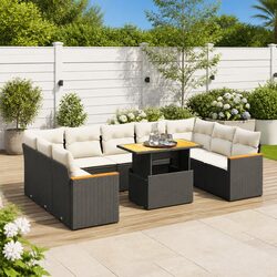 10 Piece Garden Sofa Set