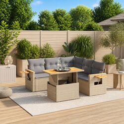 Your Friendly 6 Piece Garden Sofa Set for Outdoor Relaxation