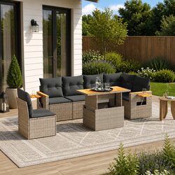 Create a Cozy Outdoor Space with 7 Piece Sofa Set