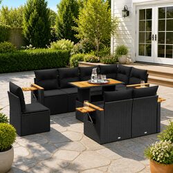 Your Ideal 9 Piece Outdoor Sofa Set Awaits
