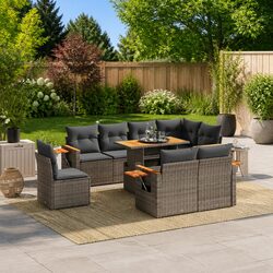 Your Perfect 9 Piece Outdoor Sofa Set Awaits