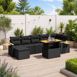 Friendly 8-Piece Modular Garden Sofa Set for Your Outdoors